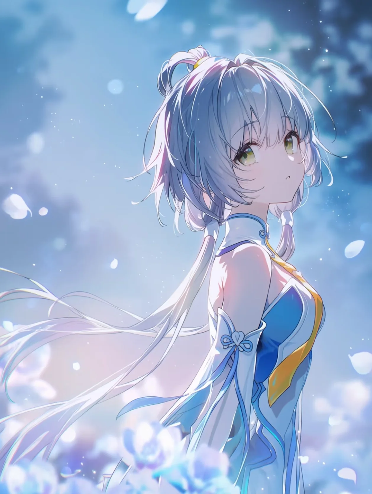 Mobile background image of the blog